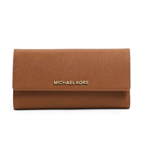 michael kors signature checkbook wallet|Michael Kors Wallet with strap.